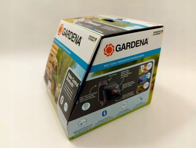Kontrollues uji Gardena Bluetooth Water Timer, komandim me aplikacion, i mban motin, gri