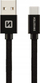 Kabllo USB Swissten Textile, USB A me USB C, 0.2m, e zezë