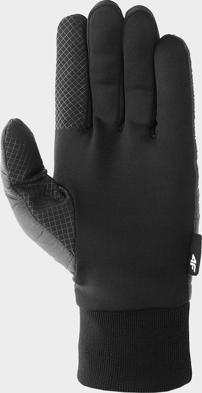 Doreza dimri 4F Warm Winter, sportive, Touch Screen, gri me të zezë