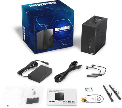 Kompjuter barebone ASRock Deskmini B860, DDR5, i zi