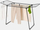 Varesë tharëse Brabantia HangOn Drying Rack Too, 18m, prej çeliku, e zezë mat