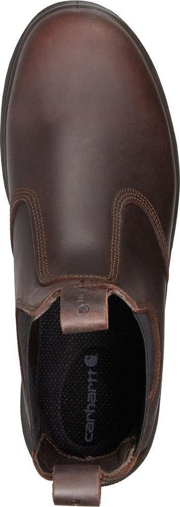 Çizme pune Carhartt Carter Chelsea, S3, lëkurë hydro oil, ngjyrë kafe e errët