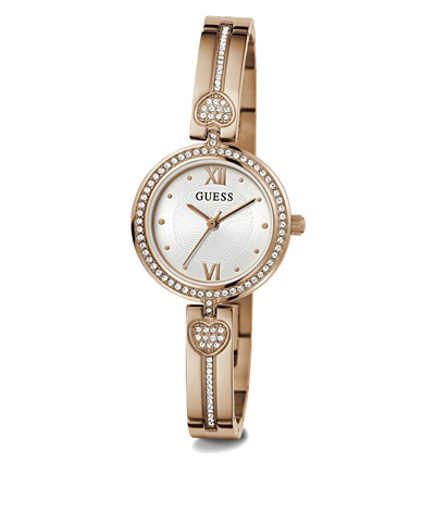 Orë dore për femra Guess Lovey GW0655L3, ari rozë