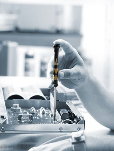 Kaçavidë e hollë Wera Precision, ESD, 1.5mm, e zezë