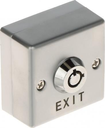 Çelës me kyç Atlo KEY SWITCH ATLO-KB-18, 2 pozicione, kontakte NO NC, argjendtë