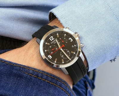Orë dore Tissot PRC 200 Ice Hockey Special Edition T055.417.17.017.02