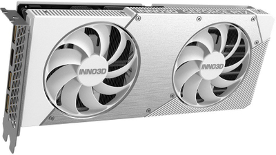 Kartë grafike Inno3D GeForce RTX 5060 Ti Twin X2 OC, 8GB GDDR7, PCI Express, e bardhë