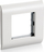 Rama modulare Equip French Modular Faceplate Window, për module rrjeti, e bardhë
