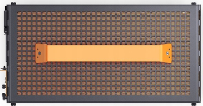 Kuti kompjuterike Jonsplus Z20, Micro ATX, me dorezë bartëse, e zezë portokalli