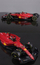 Maket makine Bburago Ferrari F1-75 Sainz 1:18, model die-cast, me helmetë, i kuq