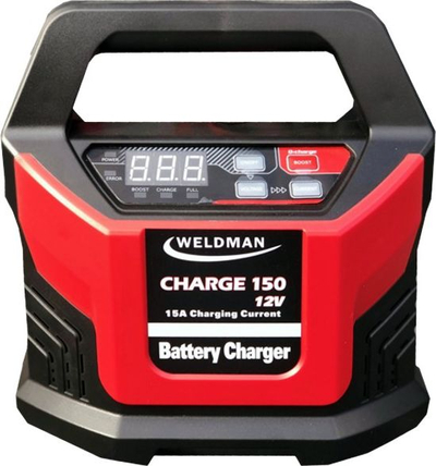 Полнач за батерии Велдман Чарџ 150, 12V, 15A, црвено-црн