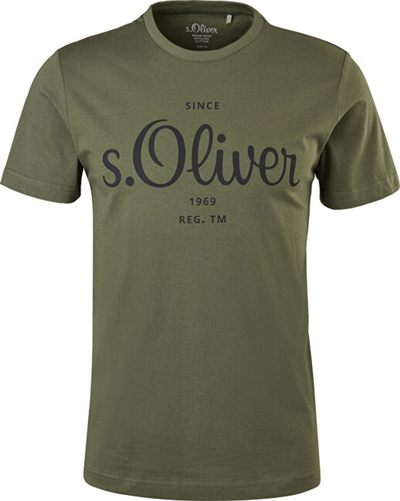 Маица S.Oliver Regular Fit 130.11.899.12.130.2057432.7940, зелена