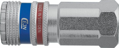 Bashkues ajri CEJN eSafe 320, 1/4" BSP femër, NBR, metalik