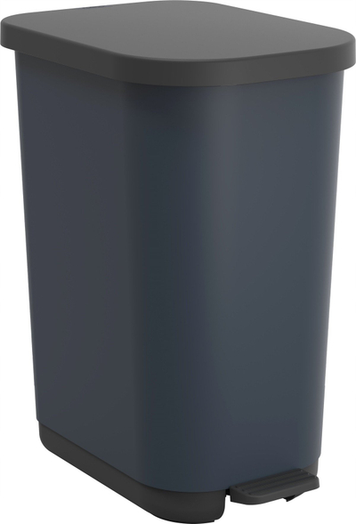 Kosh me pedale Rotho RIBO, 35L, plastike, gri