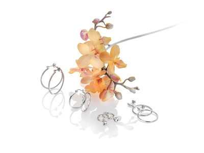 Vathë Hot Diamonds Hoops Topaz diamonds DE623