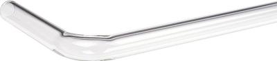 Tub xhami për ftohje me ujë Alphacool HardTube 16/11mm, kënd 90°, transparent