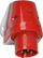 Prizë murale Bals Quick-Connect 24392, 16A 4p 400V, IP44, e kuqe
