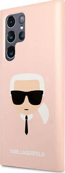Rrip ore Apple Watch Karl Lagerfeld KLAWLSLCKW, silikon, 42/44/45mm, i bardhë