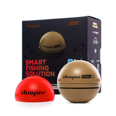 Sonar peshkimi Deeper CHIRP+ 2.0, WiFi, GPS, portokalli