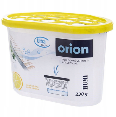 Thithës lagështie Orion Ultra Fresh, aromë limoni, 230 g, i verdhë