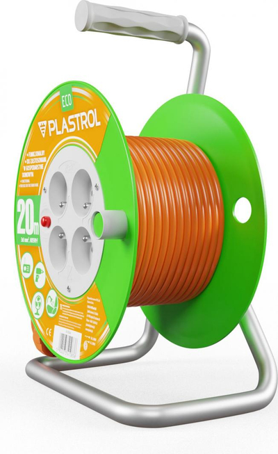 Kabllo vazhduese Plastrol ECO LINE H05VV-F (W-98946), e portokalltë
