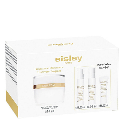Set të pjekur Sisley Discovery Program, krem anti-plakje 50 ml + 2 x serum 4 ml + krem për sy dhe buzë 2 ml