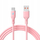 Kabllo USB Akyga AK-USB-61, USB C në USB A, 1m, rozë