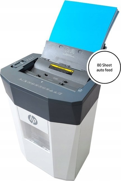 Shkatërrues dokumentesh HP OneShred Auto 80CC P-4, cross cut, i zi