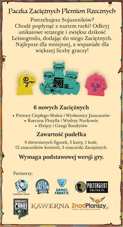 Zgjerim loje tavoline Portal Games Root Pack of Mercenary Riverfolk, 6 mercenarë, për lojtarë të shumtë, shumëngjyrësh