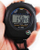 Kronometër digjital Meteor Stopwatch, mat 1/100 sekonde, i papërshkueshëm nga uji, ngjyrë e zezë