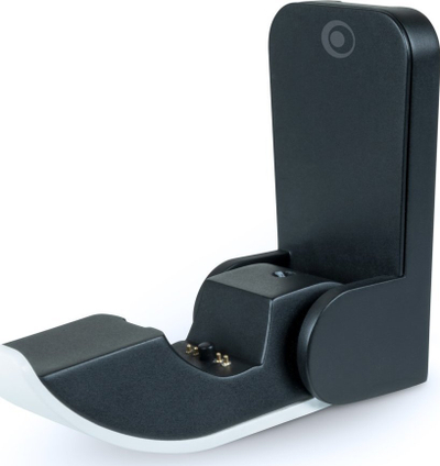 Stendë vertikale Nacon për PS5, me karikues DualSense, me port USB A, e zezë