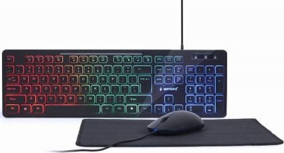 Set tastierë dhe maus Gembird KBS - UML - 01, të zeza