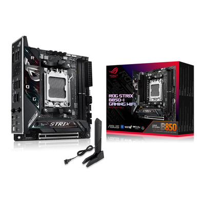 Pllakë amë ASUS ROG Strix B850-I Gaming WiFi, Socket AM5, Mini ITX, DDR5, e zezë