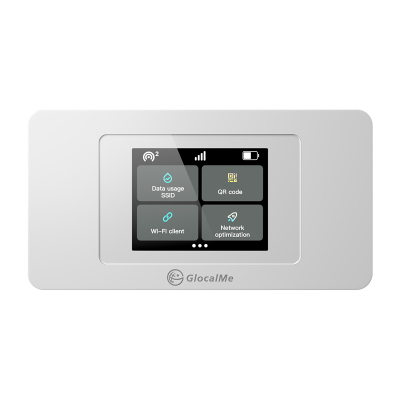 Router portativ GlocalMe 4G LTE, WiFi, ekran 2.4", i zi