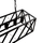 Llambë e varur tavani 6 dritare 77,5x25x101Hcm (HM4128), zezë