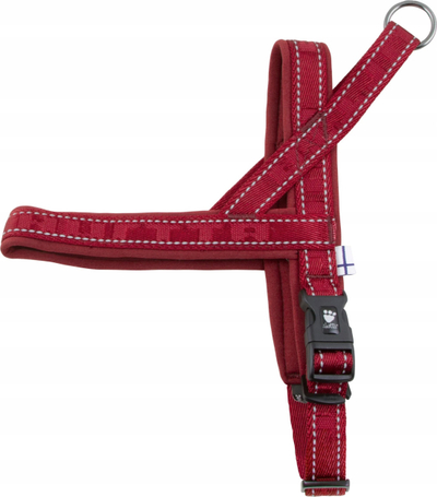 Shtrëngues për qen Hurtta Casual Padded Lingon, gjoks 39", i kuq