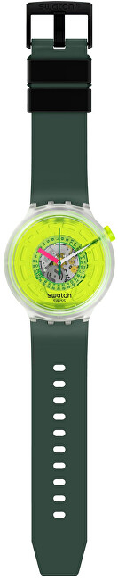 Orë dore për fëmijë SWATCH BIG BOLD SB05K400, e gjelbër