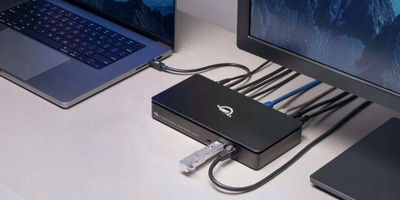 Stacion dokues OWC Thunderbolt 5, 2x10GbE, i zi
