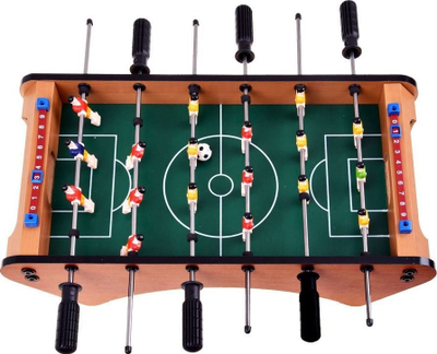 Tavolinë mini-futbolli Yokomisiad GR0420, për fëmijë 3+, dru dhe metal, shumëngjyrëshe