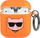 Kapak mbrojtës Karl Lagerfeld KLA2UCHFO Choupette për AirPods 1/2, TPU, me kapëse, portokalli fluo