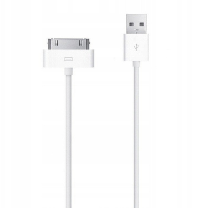 Kabllo USB A në 30 pin C606, 1 m, 1A, e bardhë