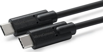 Kabllo USB MicroConnect USB C në USB C USB3.2 Gen 2, 2 m, e zezë