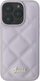 Mbulesë telefoni Guess GUHCP16SPSQSQSU për iPhone 16 6.1", hardcase lëkurë ekologjike, lejla e hapur