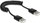 Kabllo Delock USB-A - USB-A, 0.6m, e zezë