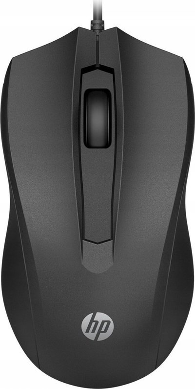 Maus HP 105, optik, me kabllo USB, i zi