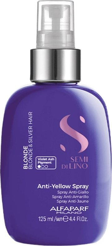 Sprej flokësh Alfaparf Milano Semi Di Lino Anti Yellow, 125 ml