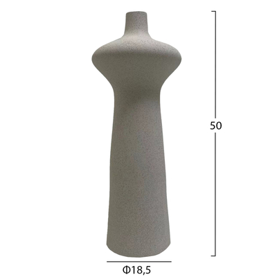 Dekor tavoline qeramike Scepter Φ18x49Hcm (HM4636.01), bardhë