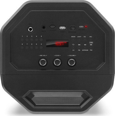 Altoparlant Bluetooth Sven PS-655, portabël, me drita LED, i zi