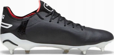 Këpucë futbolli Puma KING Ultimate MxSG, me vida metalike, për bar të butë, të zeza