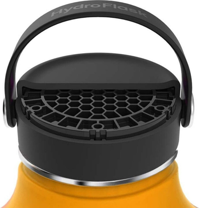 Shishe uji Hydro Flask Standard Mouth 24 oz, çelik inox, izolim TempShield, e zezë